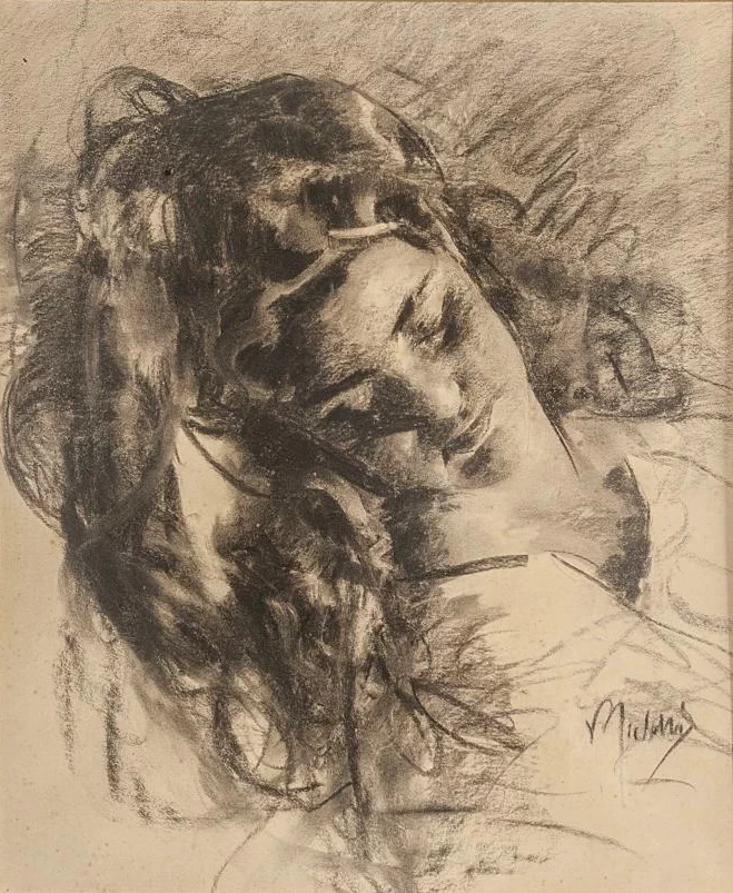 Francesco Paolo Michetti - Bella fanciulla